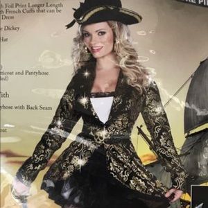Adults pirate costume size large